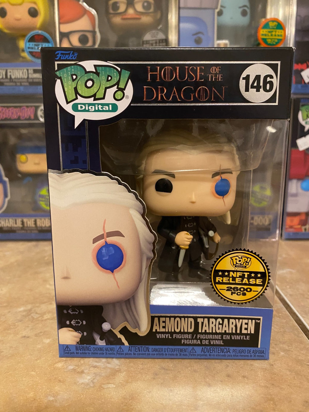 Funko Pop Digital ~ House of the Dragon Aemond Targaryen #146 Legendary ~ LE