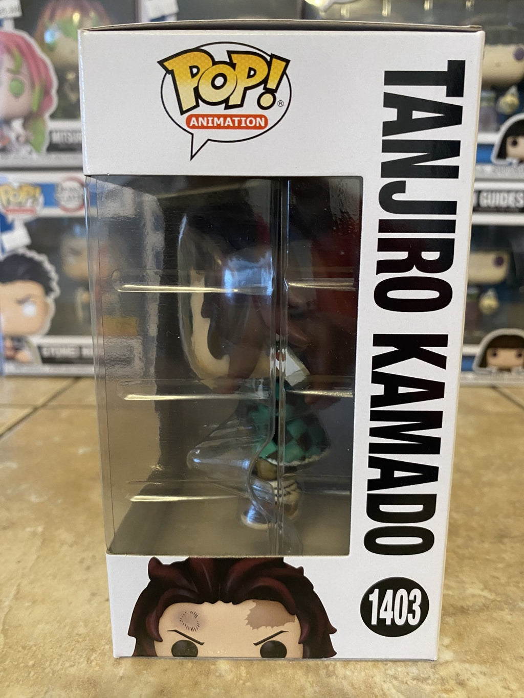 Funko Pop! Demon Slayer Tanjiro Kamado #1403 w/Box Protector