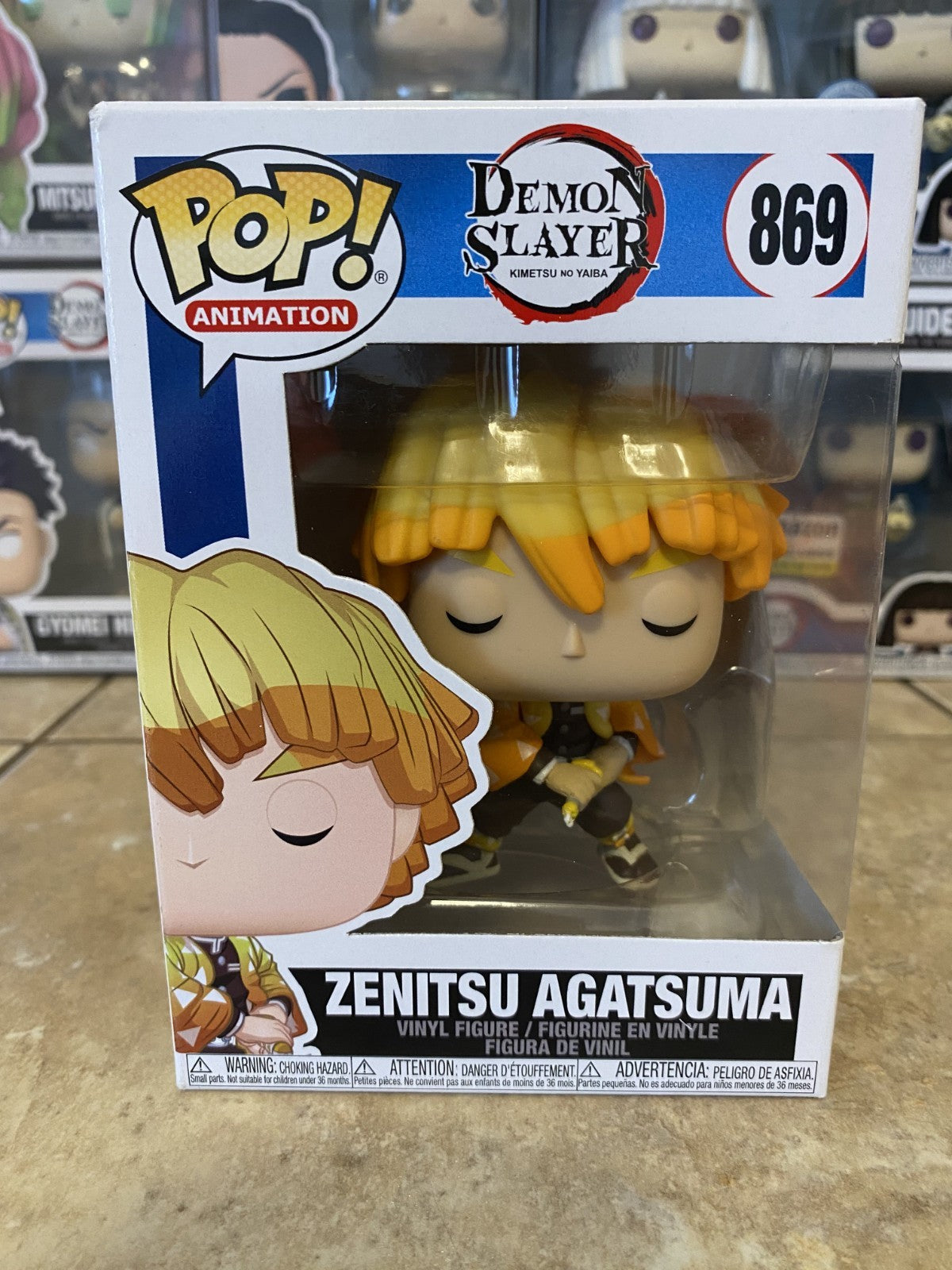 Funko Pop! Demon Slayer #869 Zenitsu Agatsuma w/Box Protector