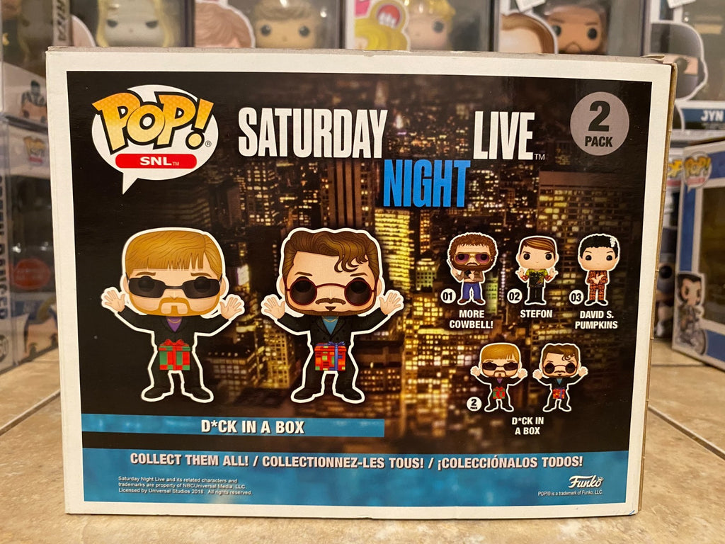 Funko POP! SNL Dick in a Box 2 Pack Justin Timberlake Andy Samberg 2018 VAULTED