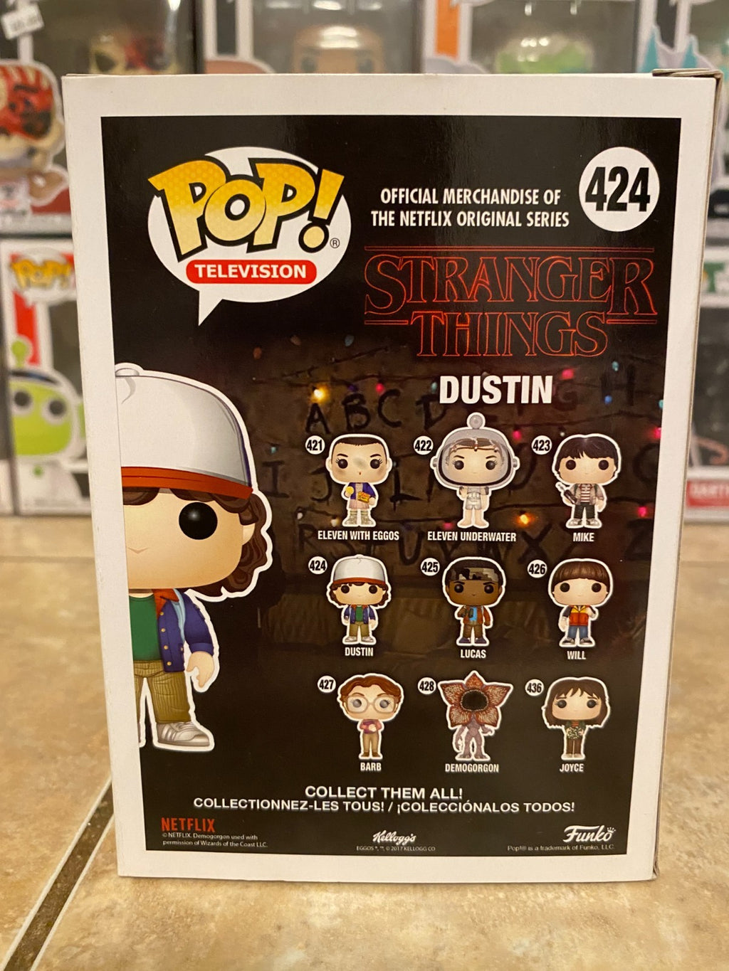 Funko Pop! Vinyl: Stranger Things - Dustin Henderson #424 w Protector