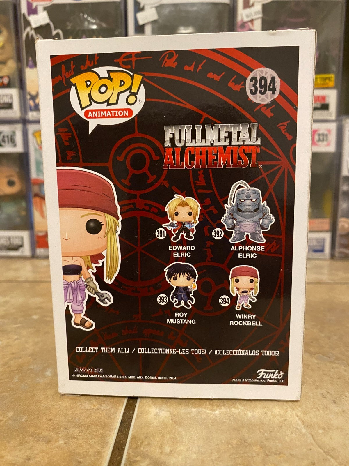 Funko Pop! Vinyl: Fullmetal Alchemist - Winry Rockbell #394 w Soft Protector