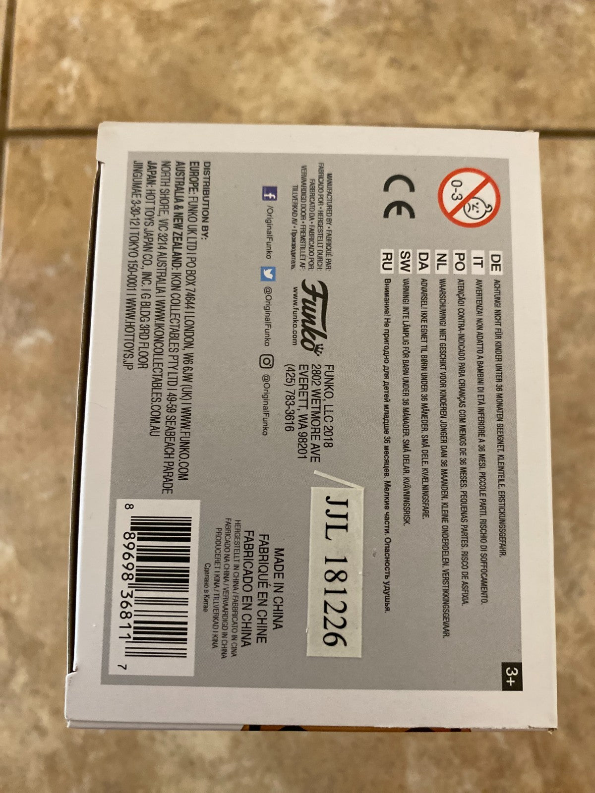 FUNKO POP! Pedro (265) from SHAZAM! Signed by Jovan Armand W/BAM COA