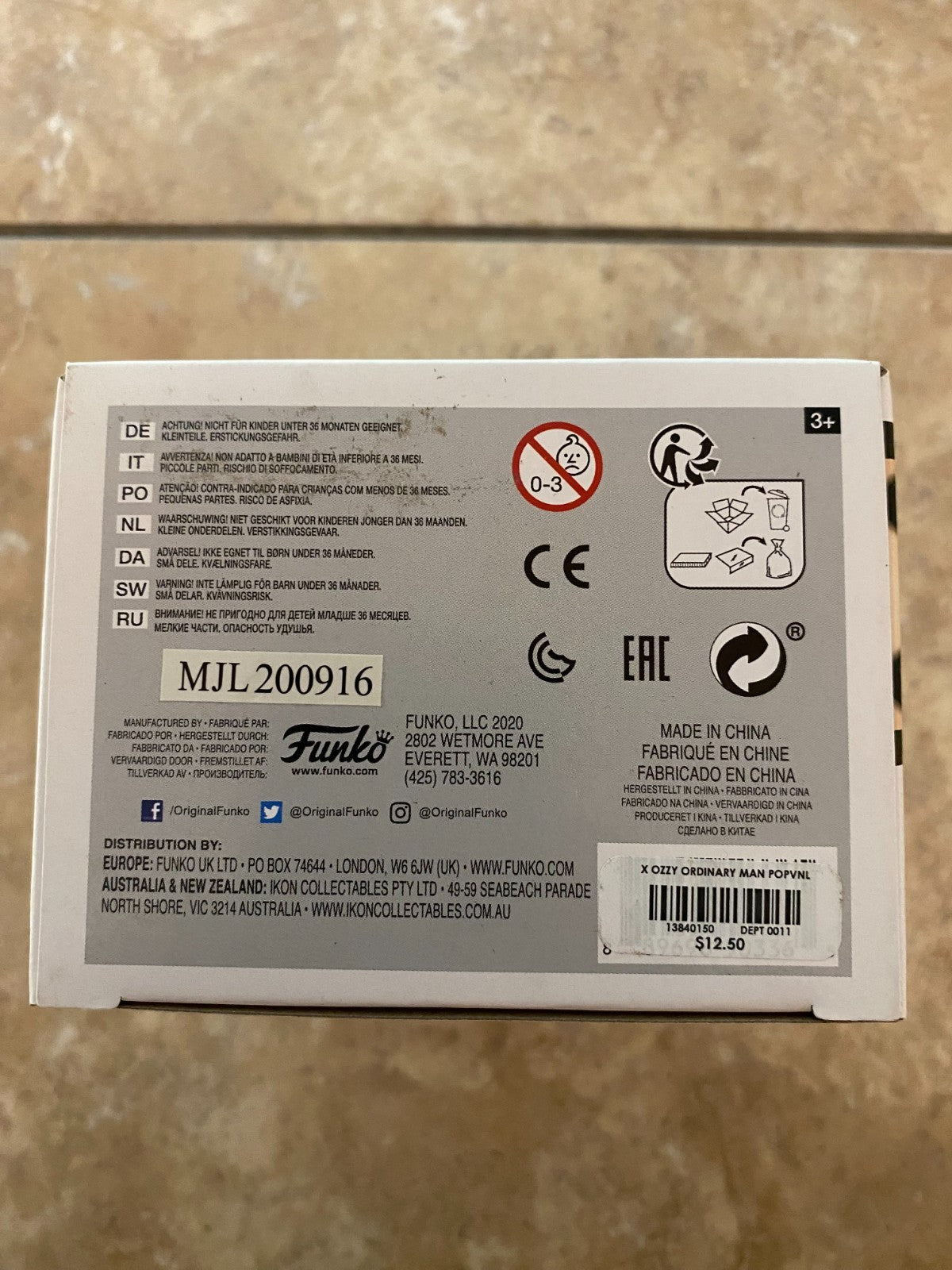 Funko Pop! Vinyl: Ozzy Osbourne (Ordinary Man) - Hot Topic (Exclusive) #185