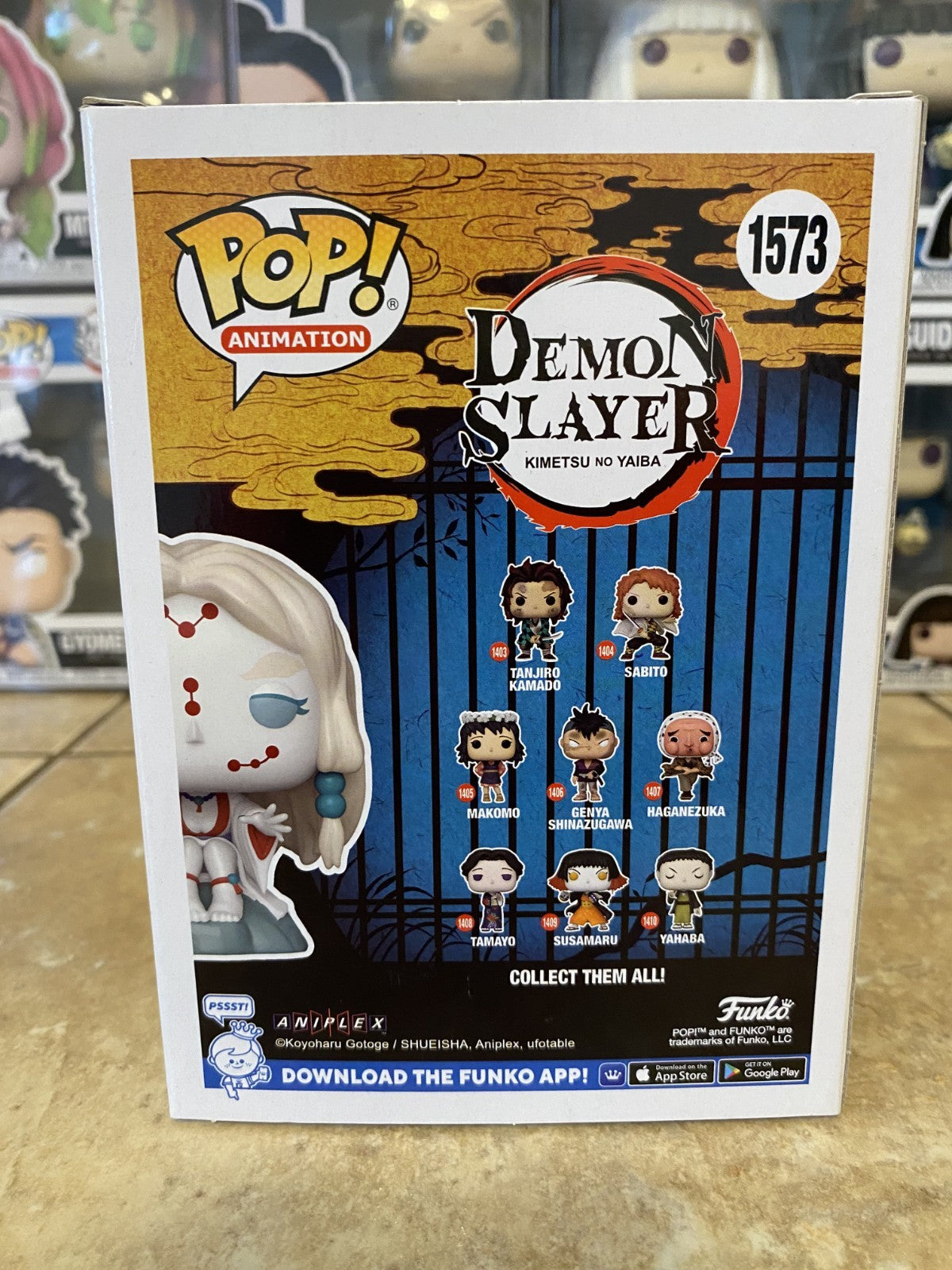 Funko Pop! Demon Slayer #1573 Spider Demon Mother Hot Topic Excl w/Box Protector