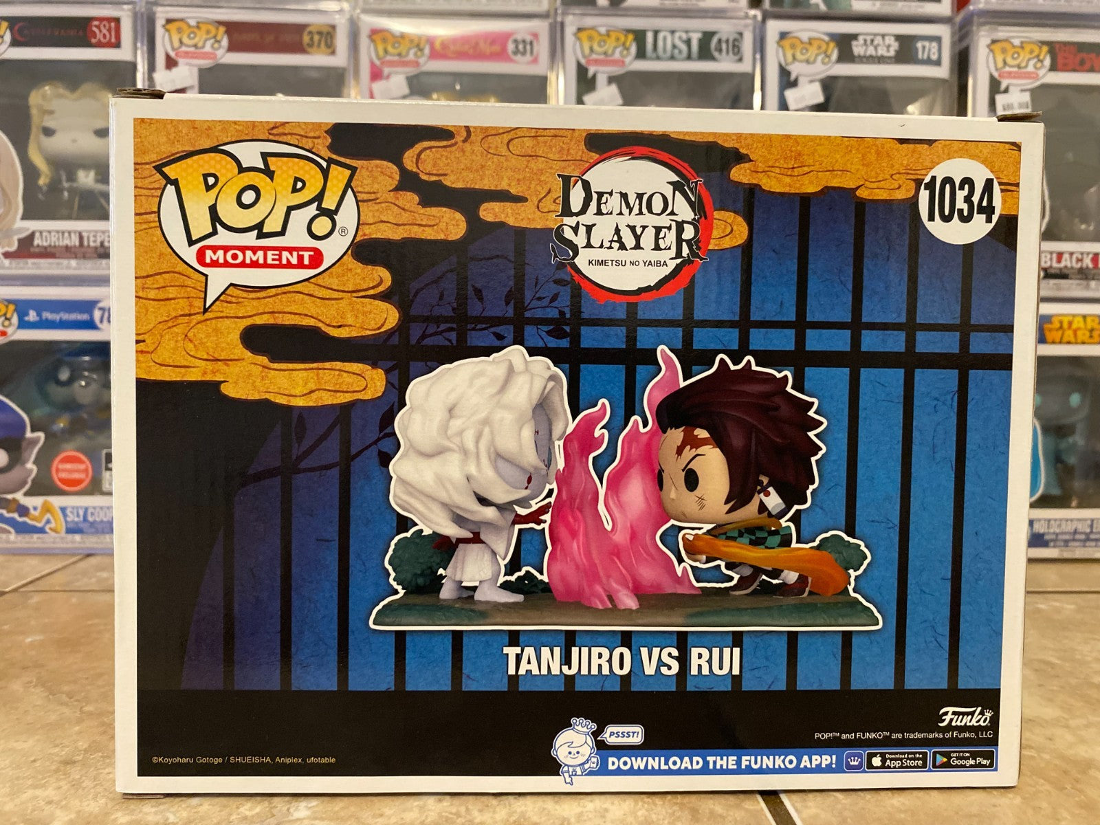 Funko Pop! Moments: Demon Slayer: Kimetsu no Yaiba - Tanjiro vs. Rui #1034