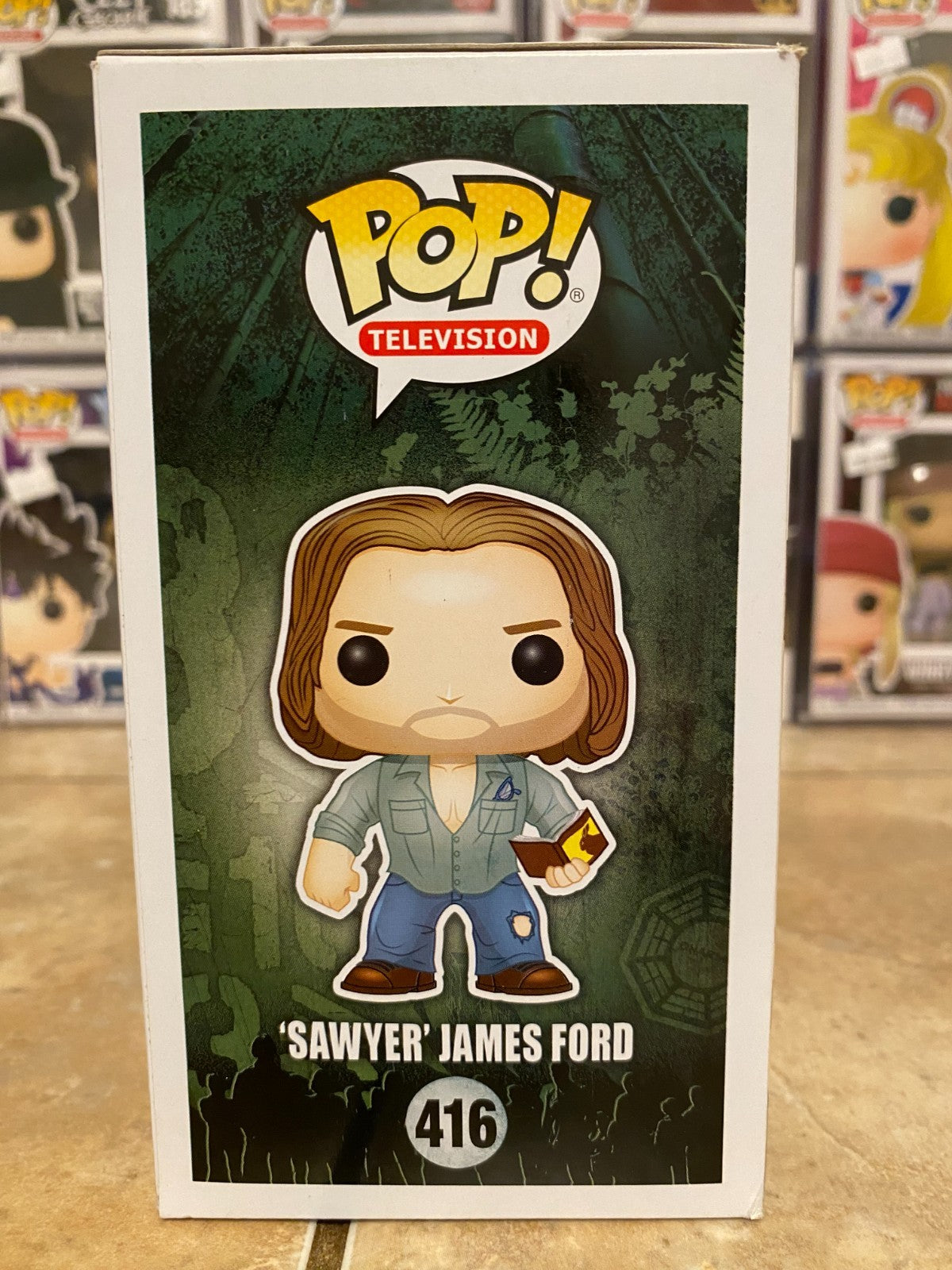 Funko Pop LOST #416 Sawyer James Ford - Vaulted w Hard Protector