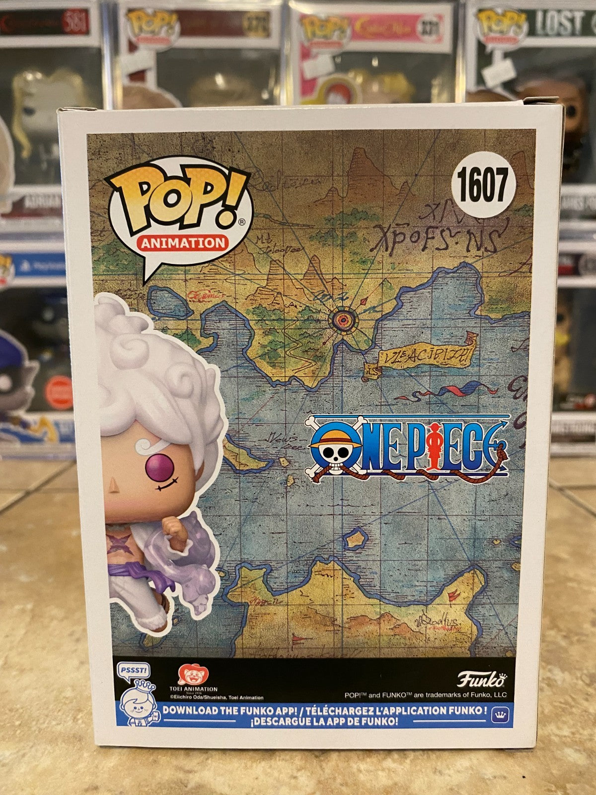 Funko Pop! Luffy Gear Five (Violet Eyes) (Pearlescent) Rare Pop w Protector