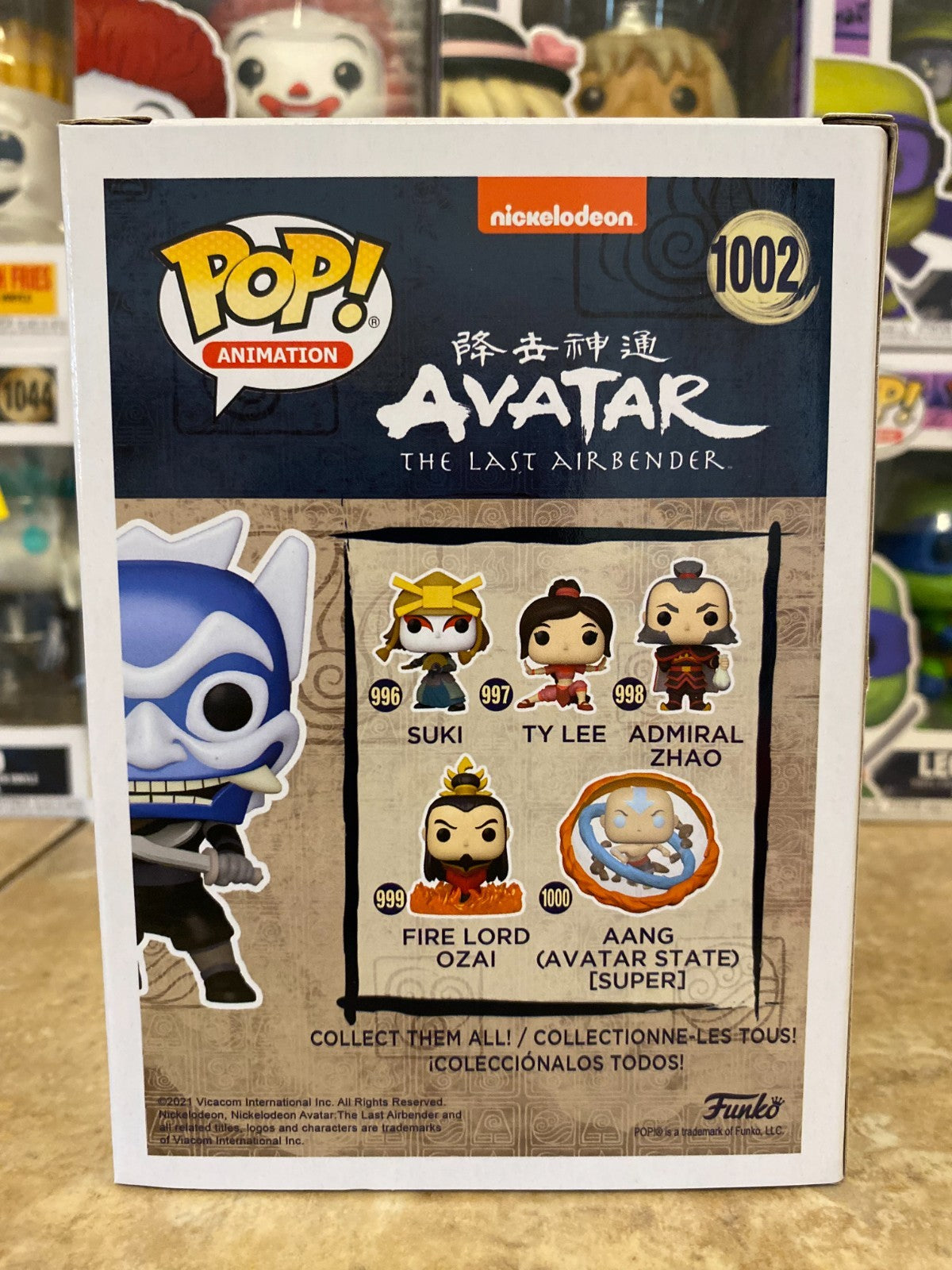 Funko Pop! Avatar: The Last Airbender - The Blue Spirit (GITD Chase) w Protector