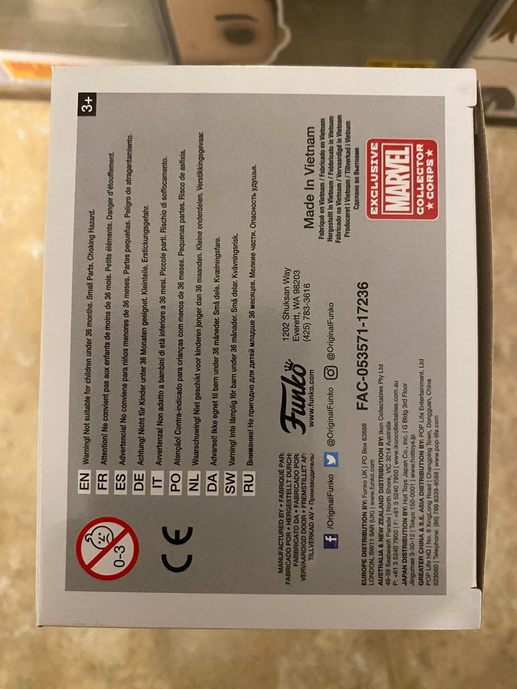 Funko Pop Loki Ragnarok #248 Marvel Collector Corps Exclusive w Protector