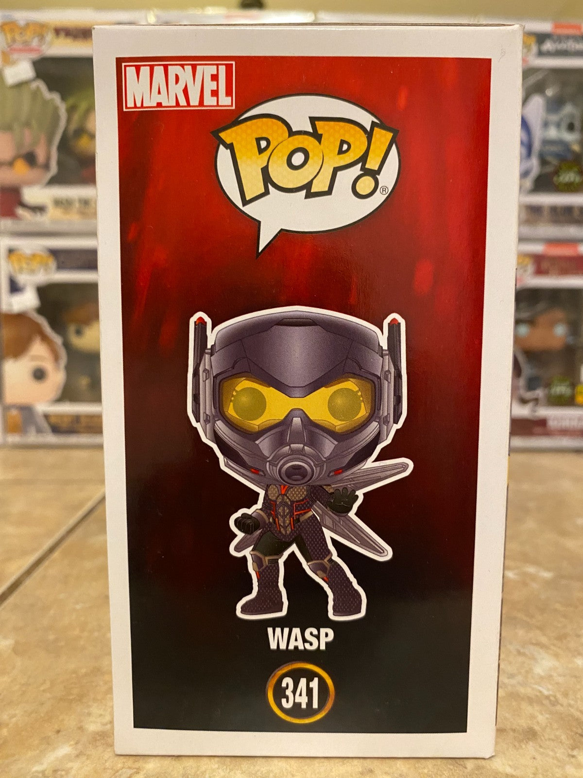 Marvel Ant-Man & The Wasp: Wasp Unmasked #341 Chase Funko Pop! Vinyl w Protector