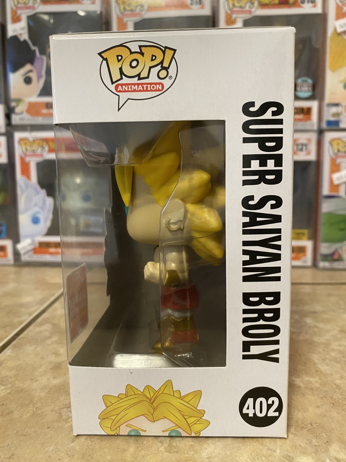 Funko Pop! Dragon Ball Z #402 Super Saiyan Broly 2018 SC Exclusive w Protector