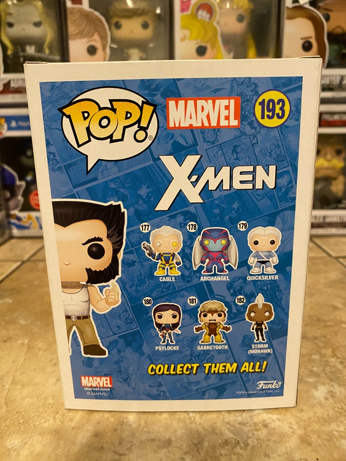 Funko Pop! Vinyl: Marvel X-Men - Logan - Hot Topic (Exclusive) #193 w Protector