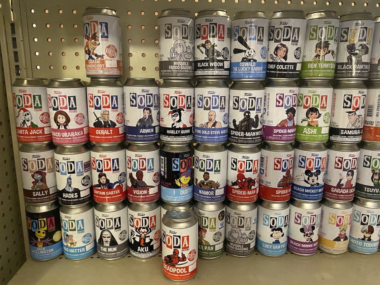 Common Funko Soda Pop lot Of 105 Sodas