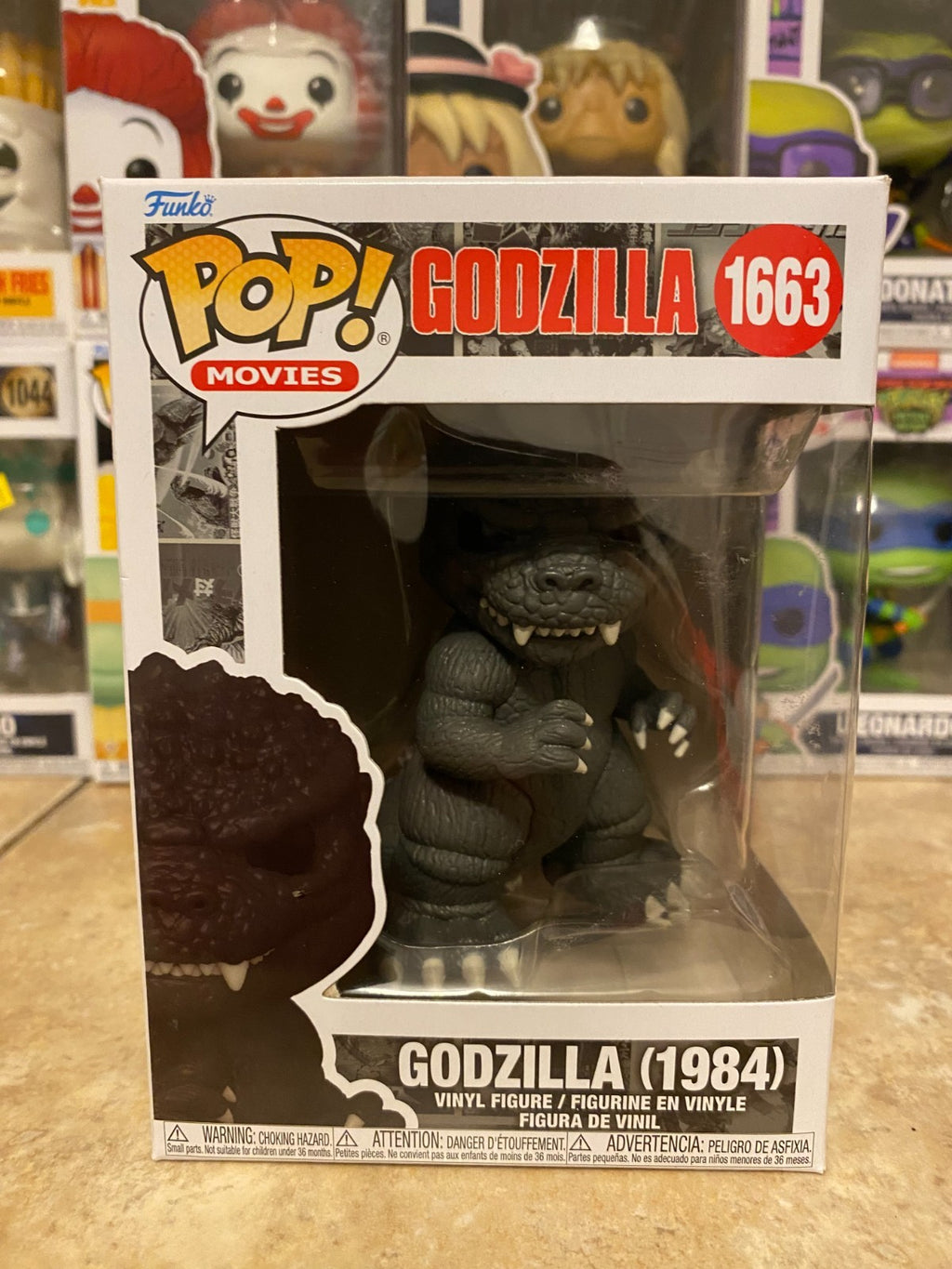 Funko Pop! Vinyl: Godzilla - Godzilla (1984) #1663 w Protector