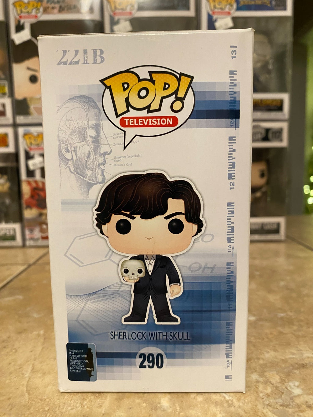 Funko Pop! Television - Sherlock Holmes (With Skull) #290 Hot Topic Exclusive