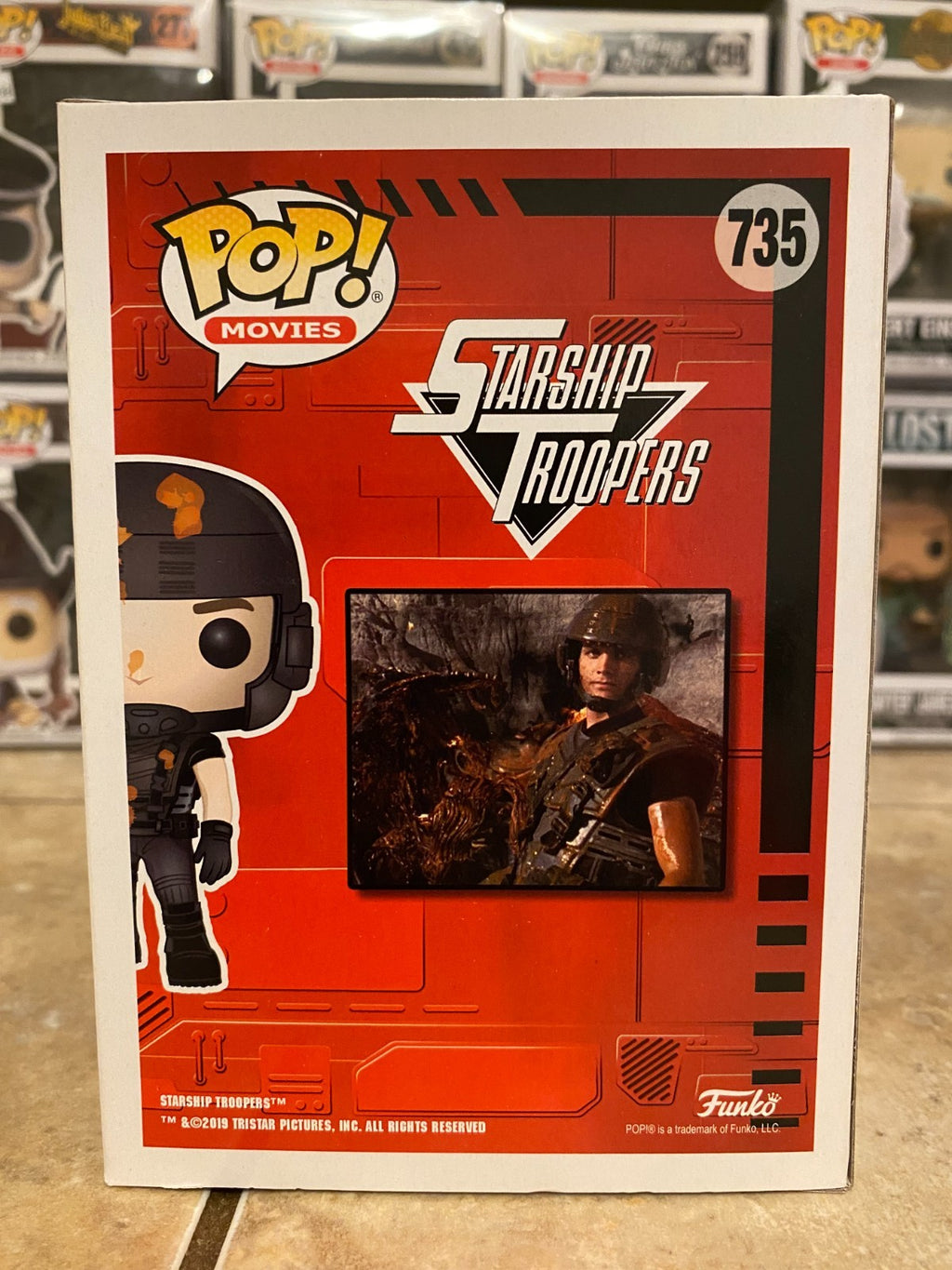 Funko Pop! Movies Starship Troopers #735 Johnny Rico 2019 Summer Convention NIB.