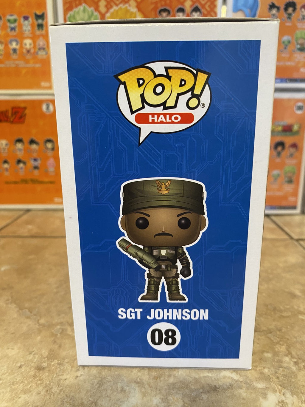 Funko Pop! Vinyl: Halo - #08 SGT Johnson w Protector