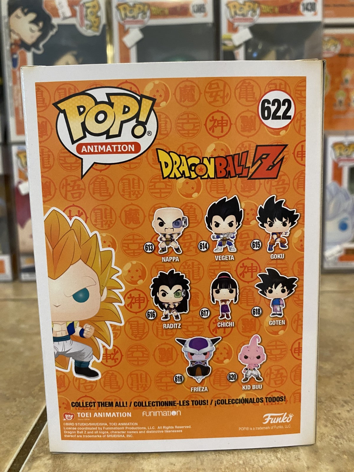 Funko Pop! Dragon Ball Z Super Saiyan Gotenks #622 Anime Exclusive w Protector