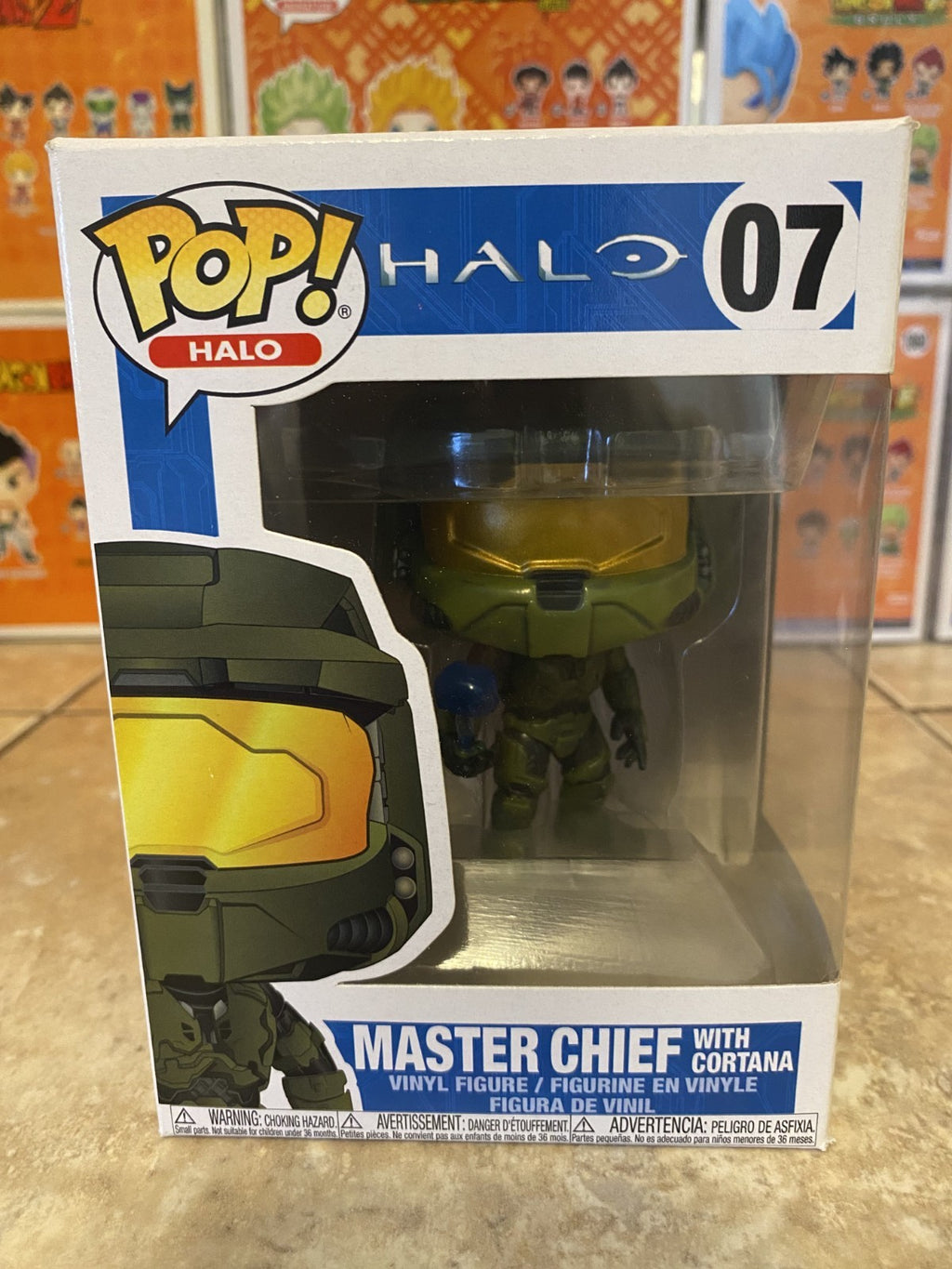 Funko Pop! Vinyl: Halo - #07 Master Chief with Cortana w Protector