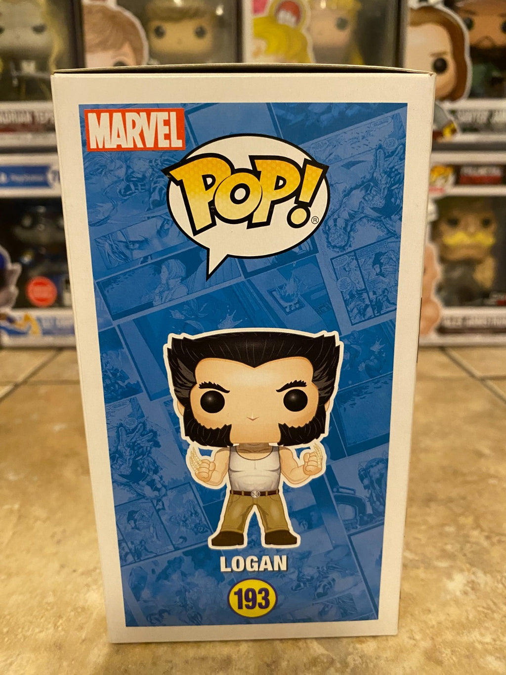 Funko Pop! Vinyl: Marvel X-Men - Logan - Hot Topic (Exclusive) #193 w Protector