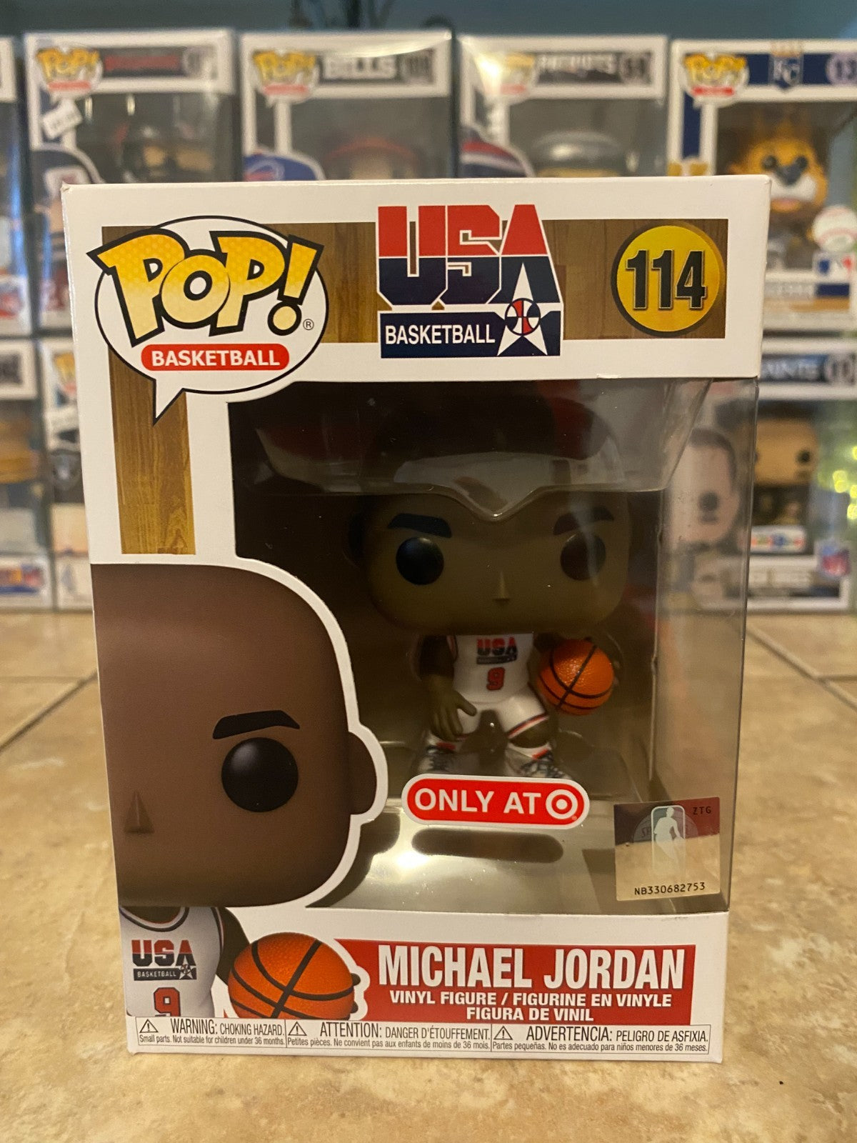 Funko Pop! Vinyl: Michael Jordan - Target (Exclusive) #114 w Protector