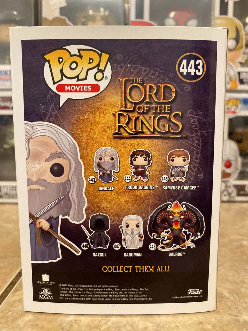 Funko Pop! Vinyl: The Lord of the Rings - Gandalf #443 w Protector