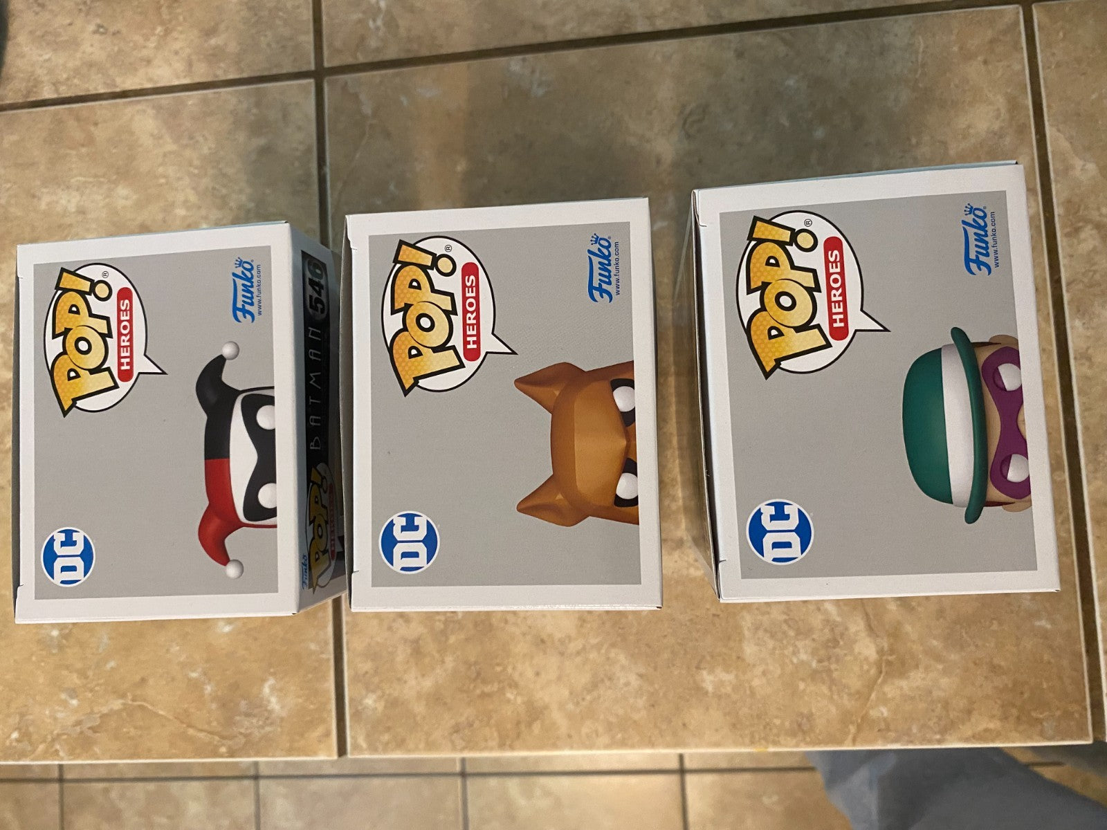 Funko Pop! Batman Animated Series #546 thru #548