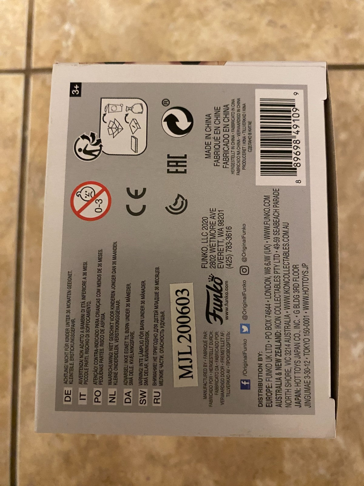 Funko Pop! Zombieland Bill Murray #1000 Limited Chase W/Protector