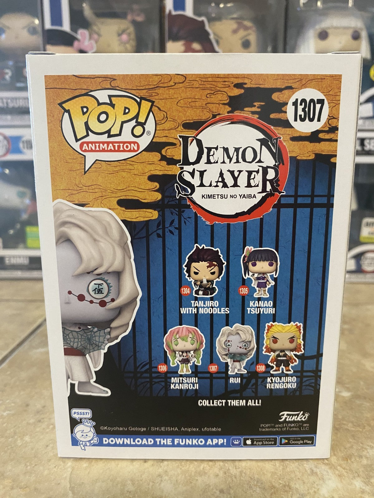 Funko Pop! Demon Slayer #1307 Rui w/Box Protector