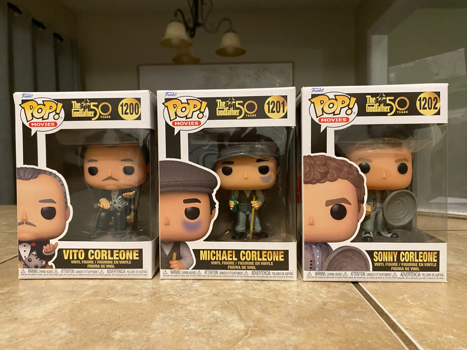 Funko Pop! The Godfather Vito, Michael, Sonny Corleone Lot of 3 w Protectors