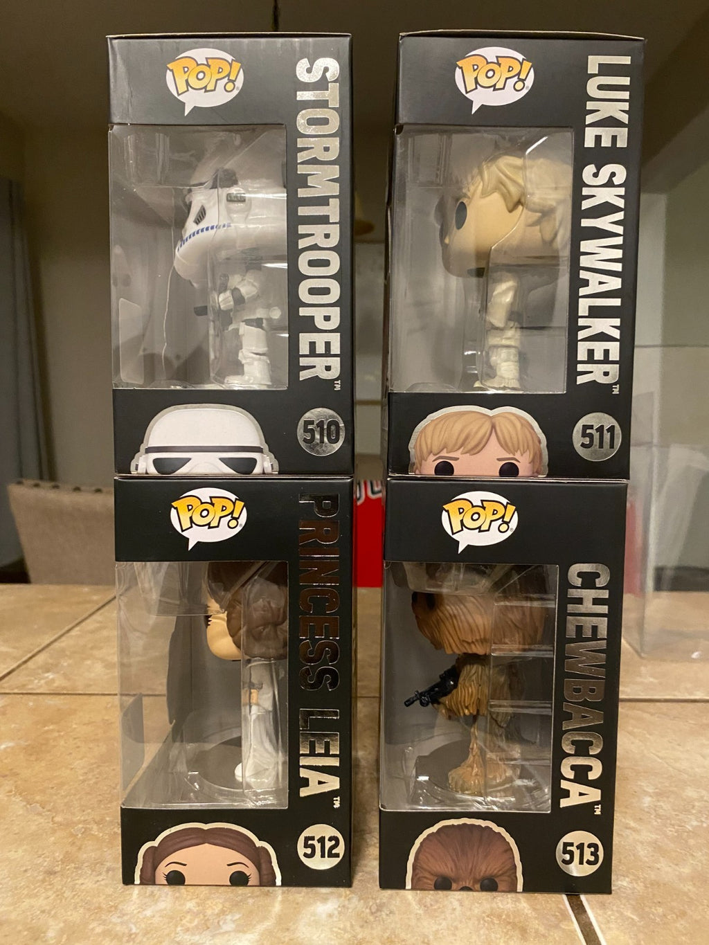 Funko Pop! Set Of 4 2022 Galactic Convention Exclusives Presale + Protectors