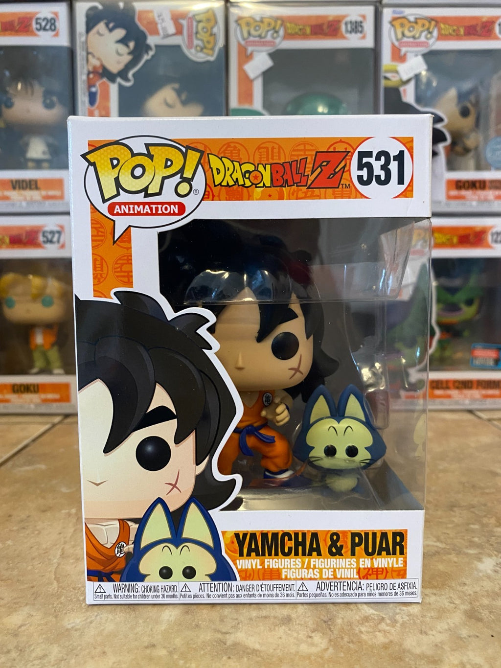Funko Pop! Dragon Ball #531 Yamcha & Puar w Protector