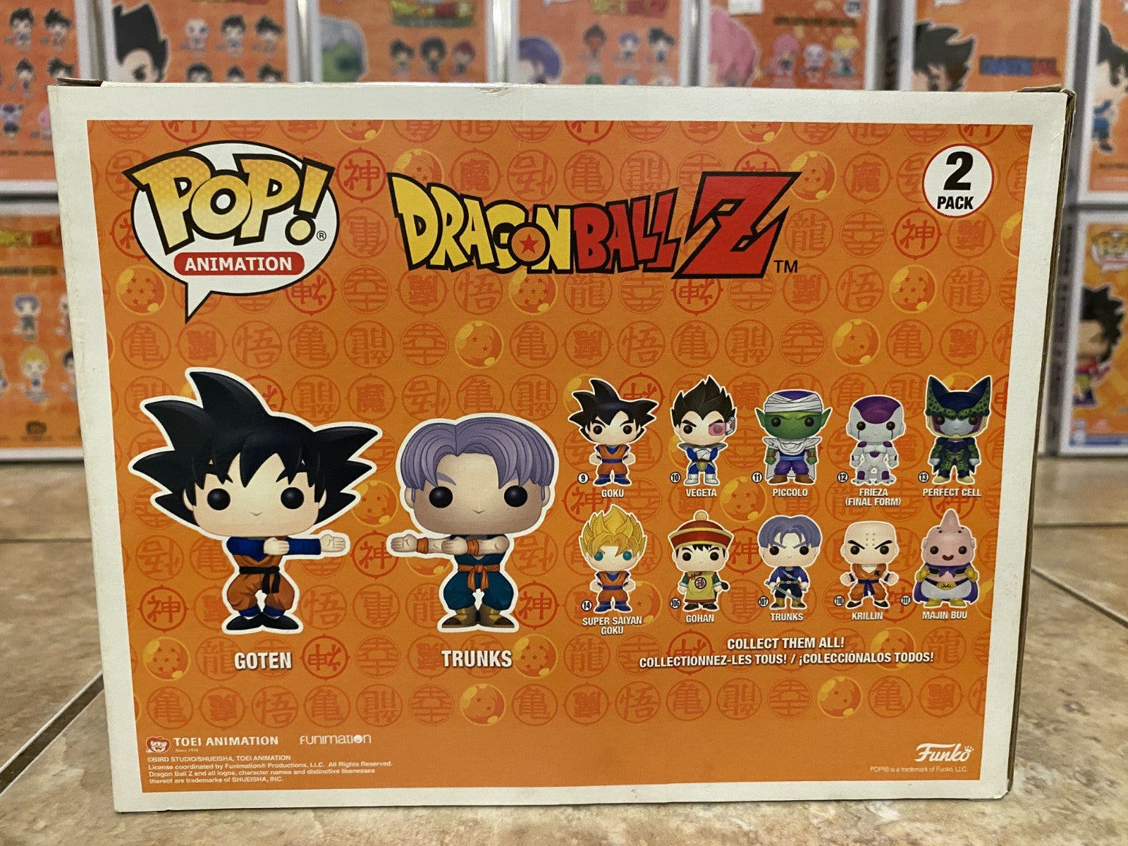Funko Pop! Animation: Dragon Ball Z Goten/Trunks 2 Pack