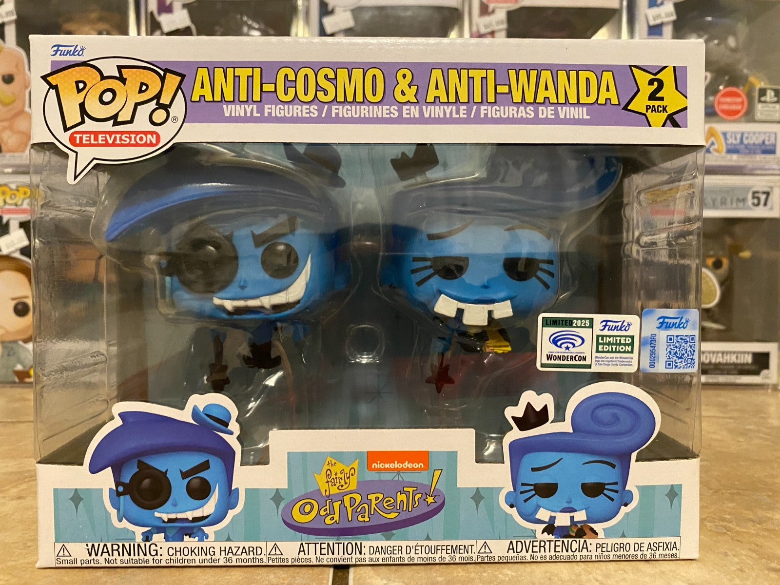 Funko Pop! Nickelodeon: Anti-Cosmo & Anti-Wanda 2-Pack WonderCon Exclusive