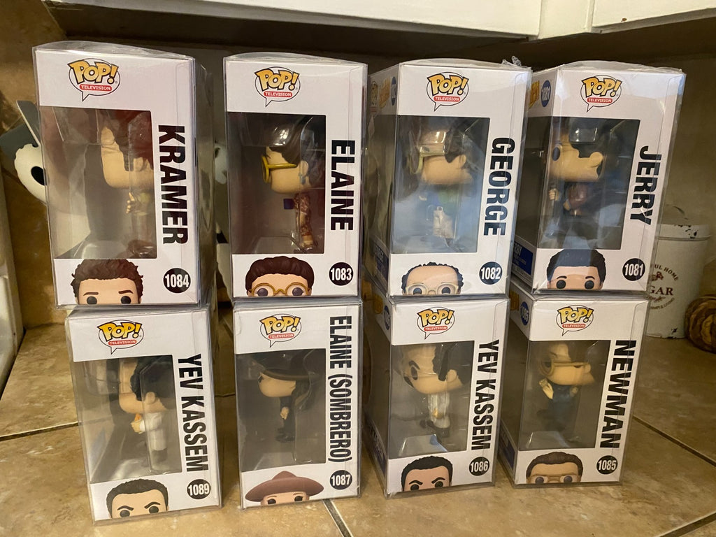 Funko Pop! Television: Seinfeld Set of 8 Figures w Protectors