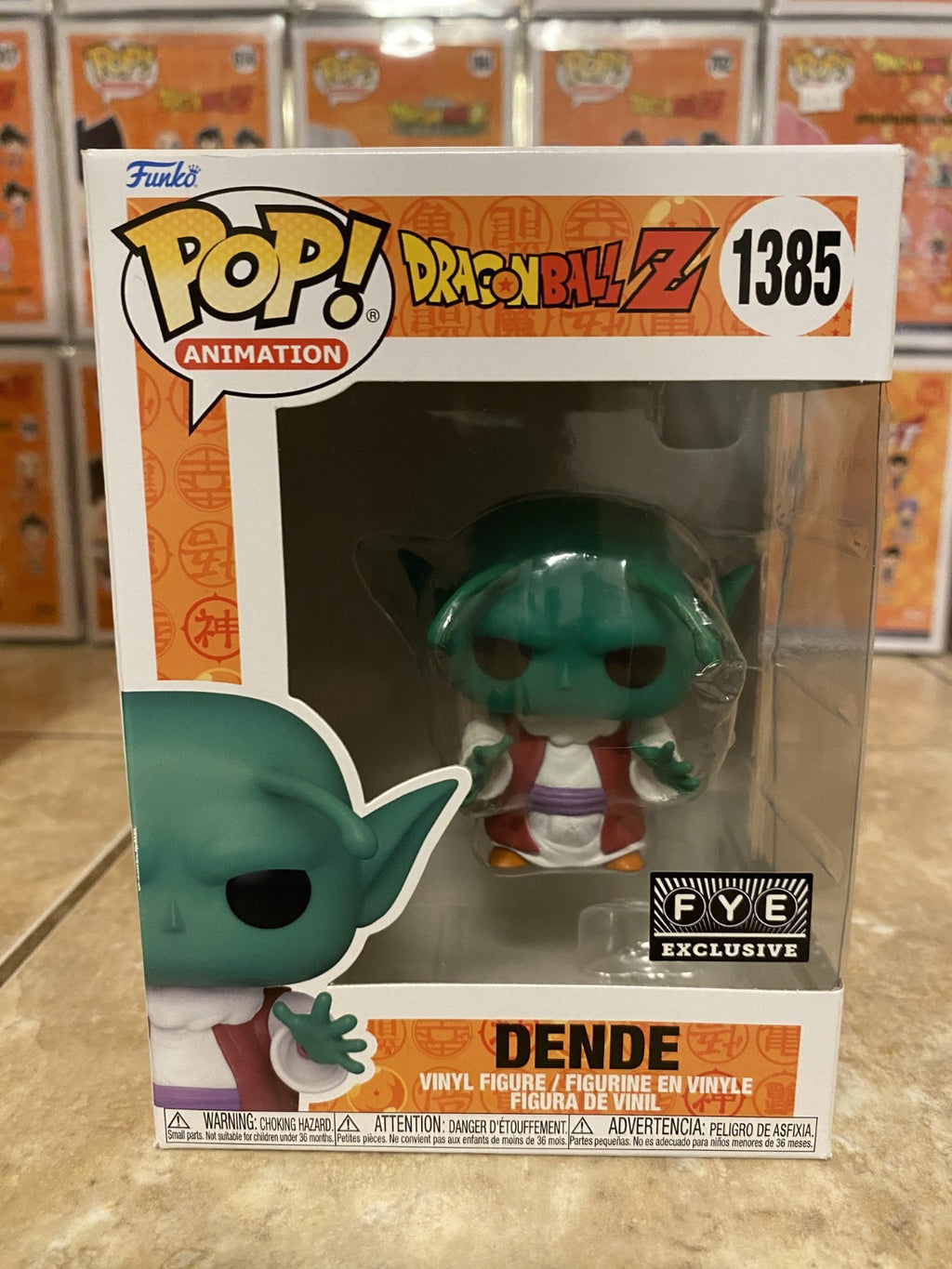 Funko Pop! Dragon Ball Super #1385 Dende FYE Exclusive w Protector