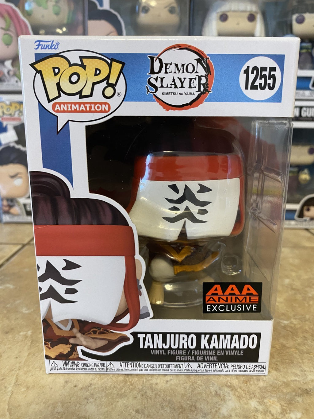 Funko Pop! Demon Slayer #1255 Tanjuro Kamado AAA Anime Exclusive w/Box Protector