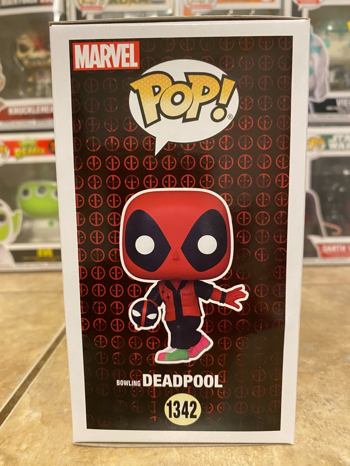 Funko POP Marvel Deadpool Bowling Deadpool #1342 w Protector