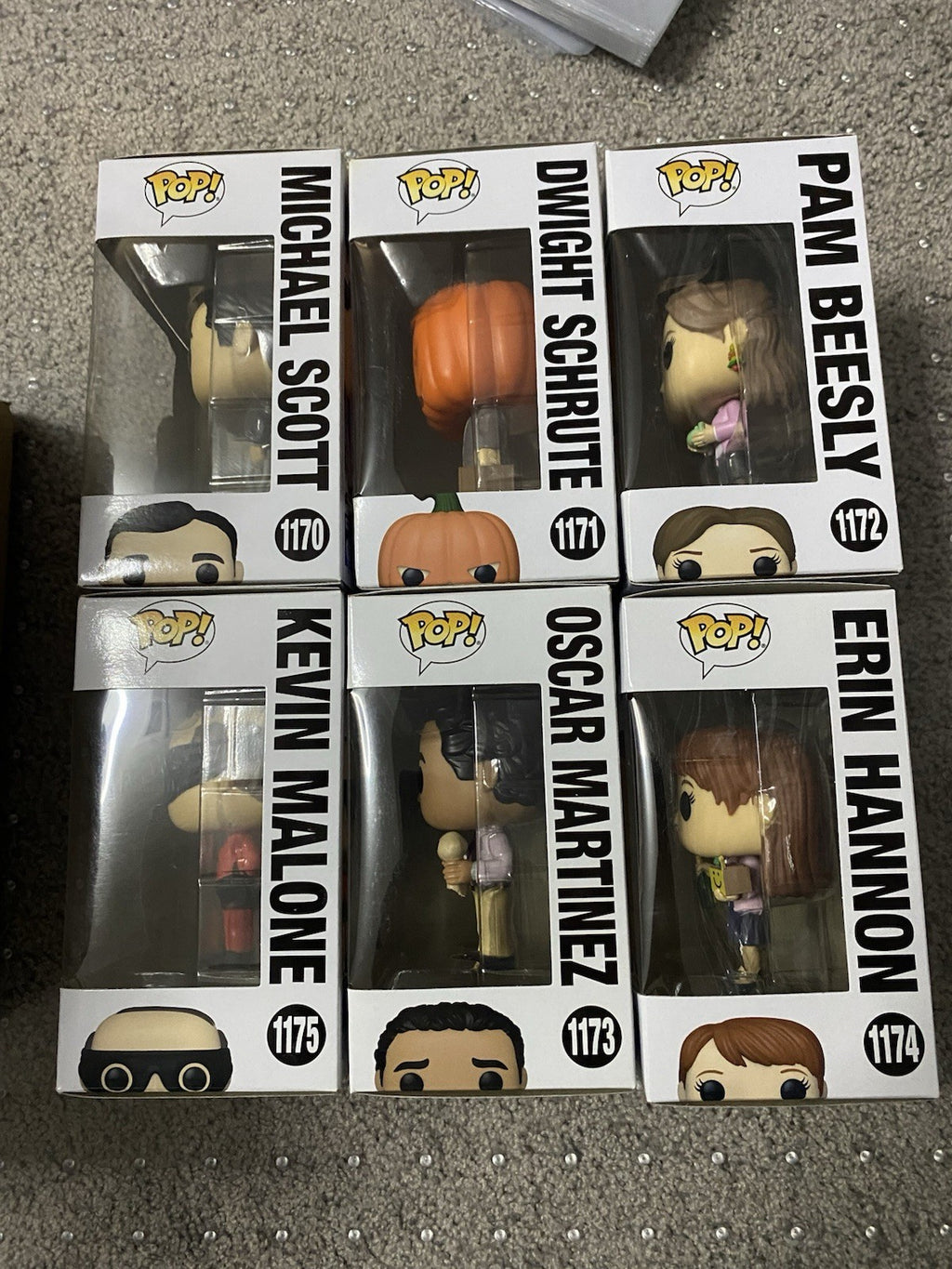 Funko The Office Complete Set #1170,1171,1172,1173,1174,1175 Near/Mint Condition