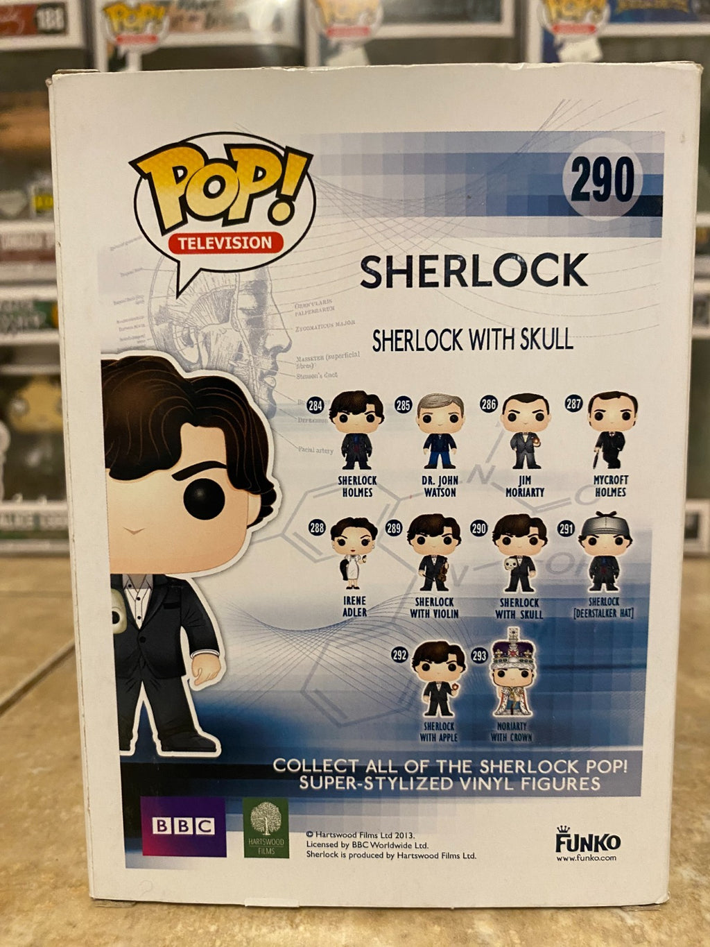 Funko Pop! Television - Sherlock Holmes (With Skull) #290 Hot Topic Exclusive