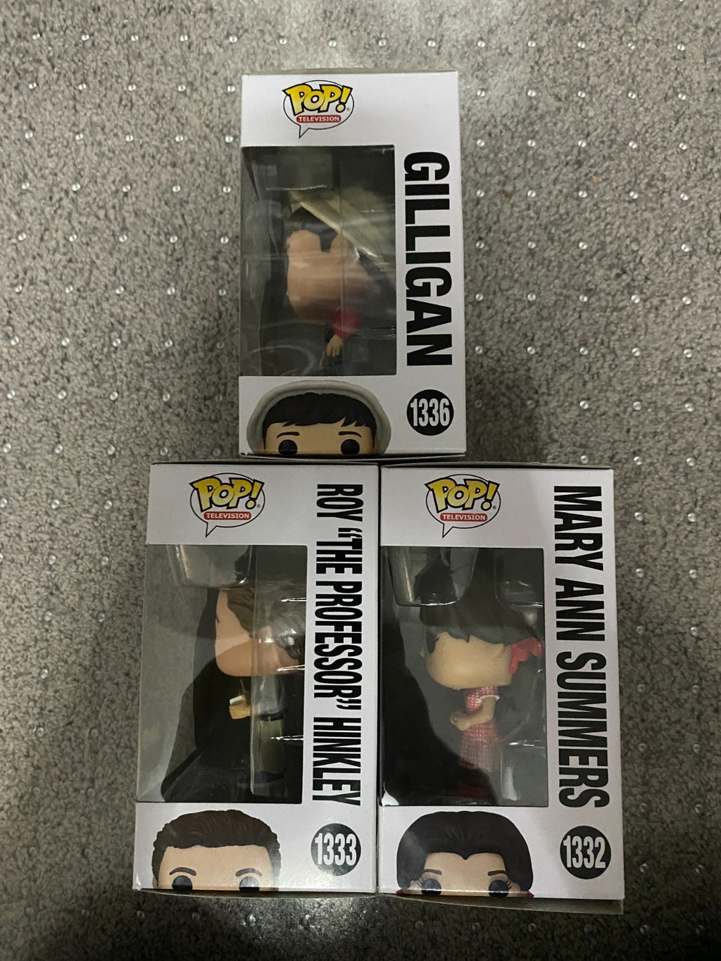 Funko Pop! TV Gilligan's Island GILLIGAN, MARY ANN & THE PROFESSOR - Set of 3
