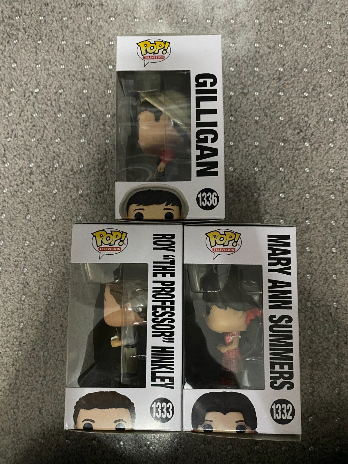 Funko Pop! TV Gilligan's Island GILLIGAN, MARY ANN & THE PROFESSOR - Set of 3