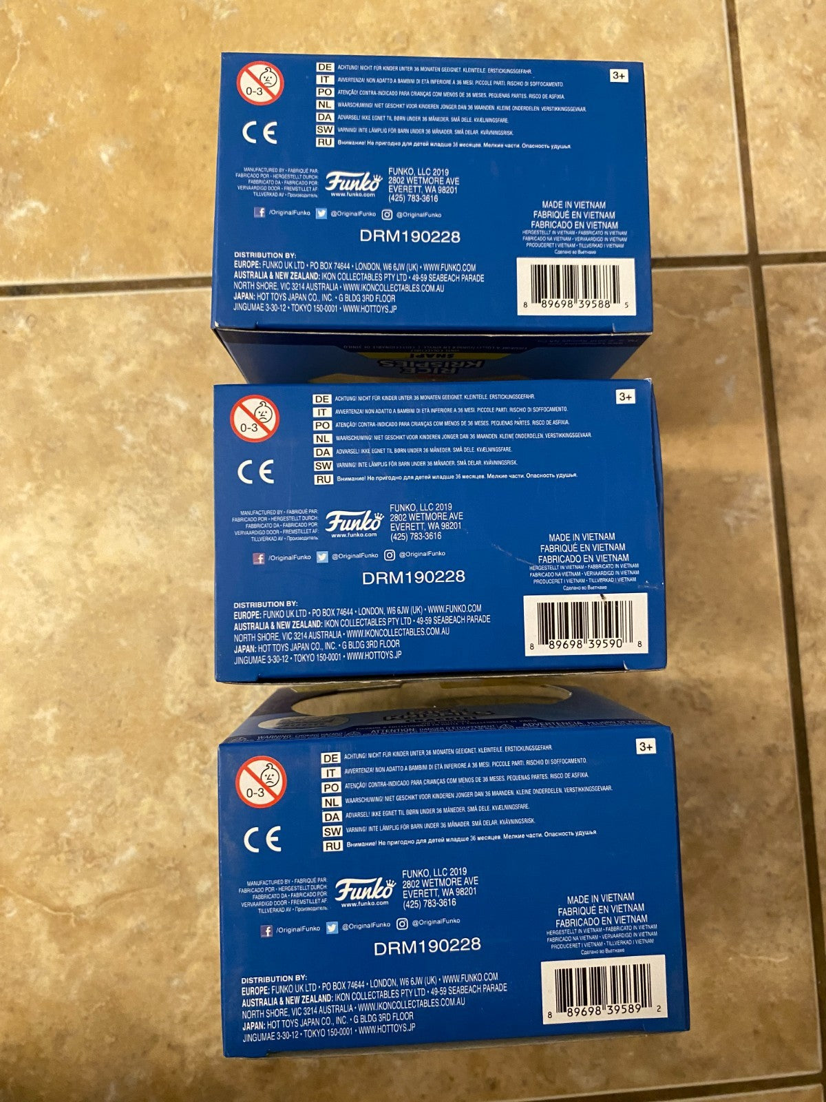 Dorbz Rice Krispie Full Set  Snap/Crackle/Pop.        Only 3000 Sets Made Ever