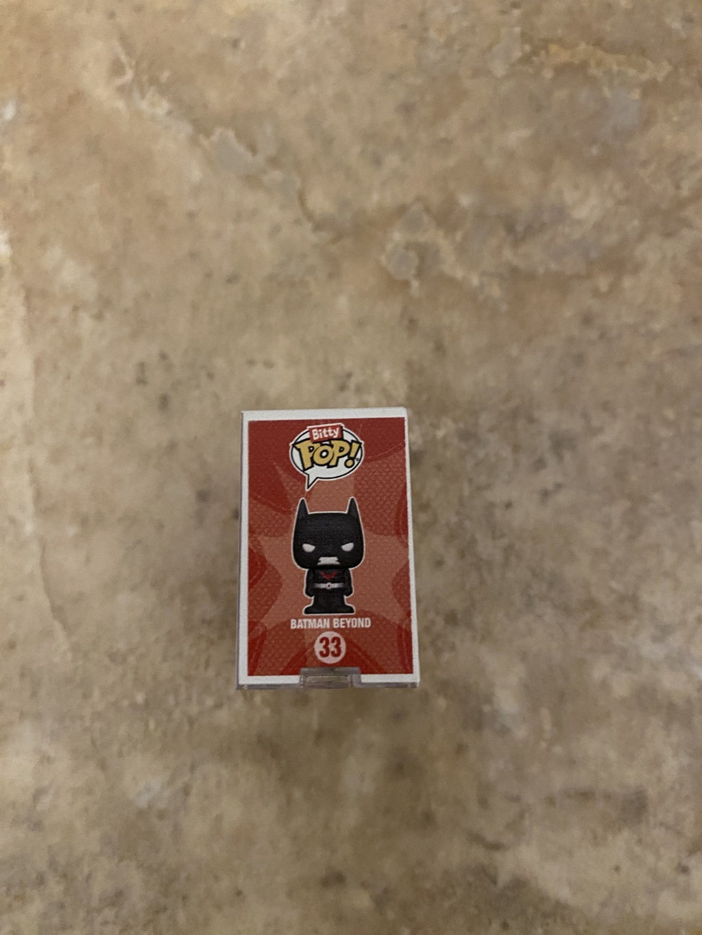 Funko Pop! Super Rare Batman Beyond Bitty Pop & #33 Funko w/Box Protector