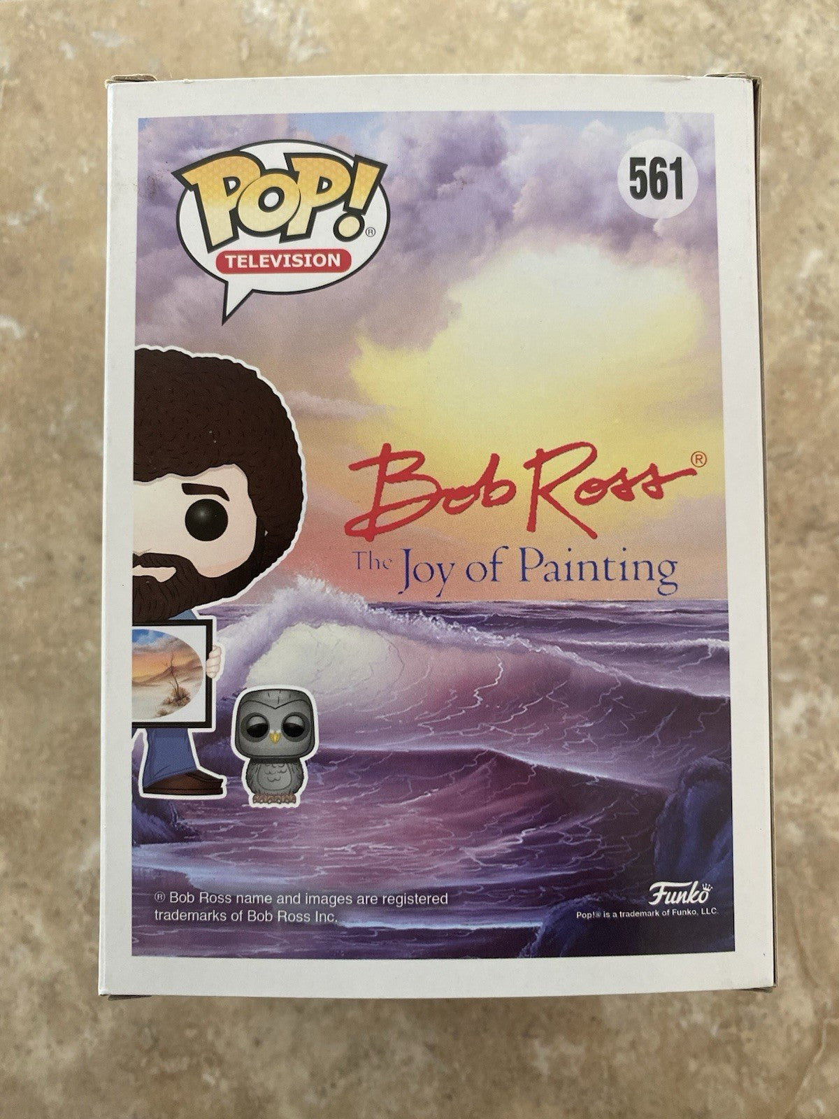 Funko Pop! Vinyl: Bob Ross with Hoot (Chase) with Soft Protector