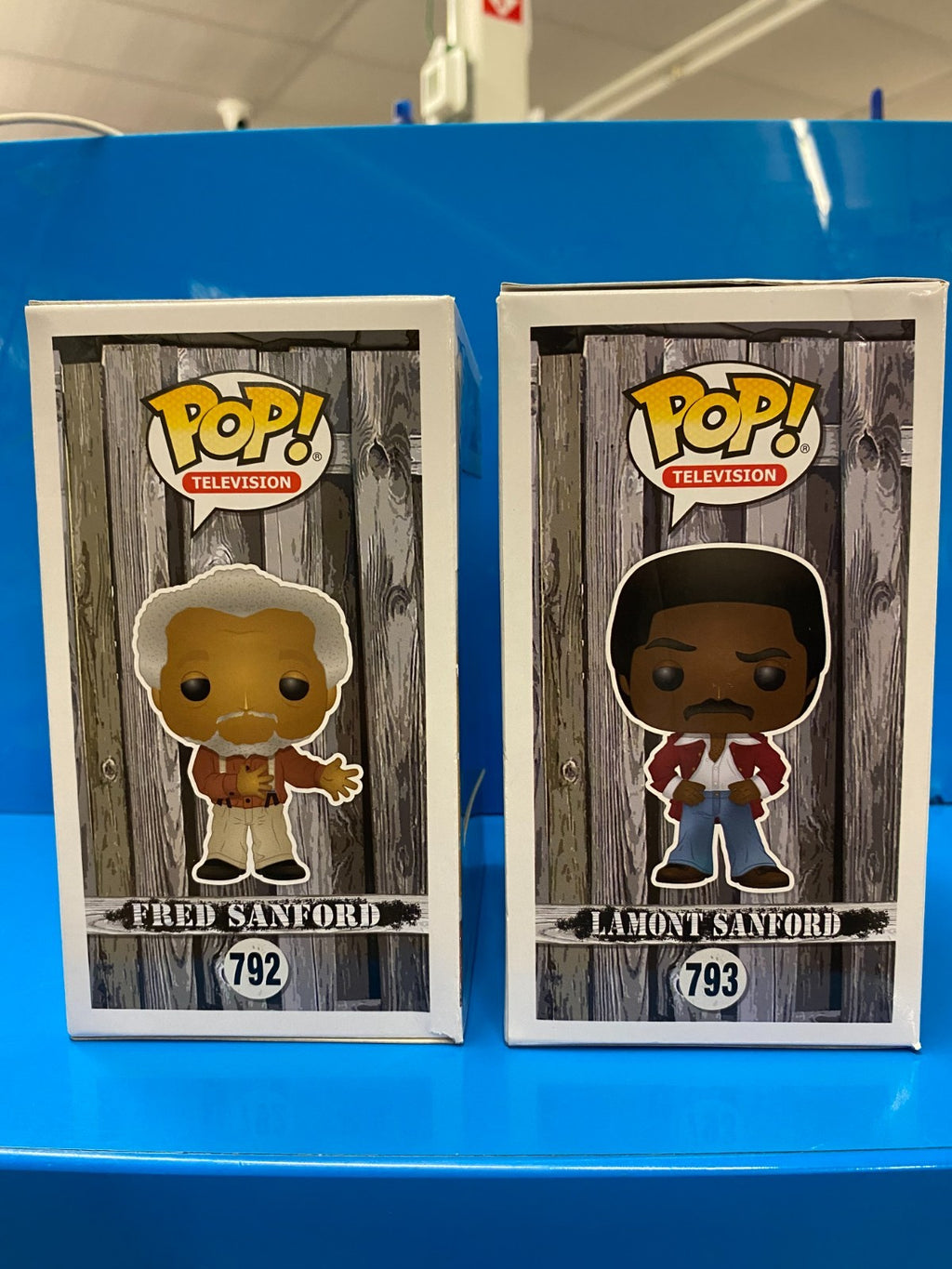 Vaulted Funko Pop: Sandford & Son #792 & #793 Set w Hard Protectors