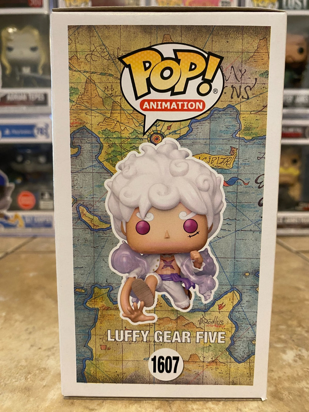 Funko Pop! Luffy Gear Five (Violet Eyes) (Pearlescent) Rare Pop w Protector