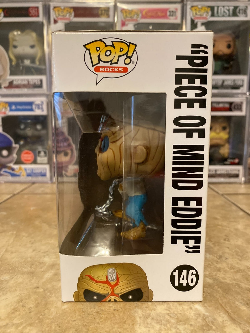 Funko Pop! Vinyl: Piece of Mind Eddie #146 w Protector