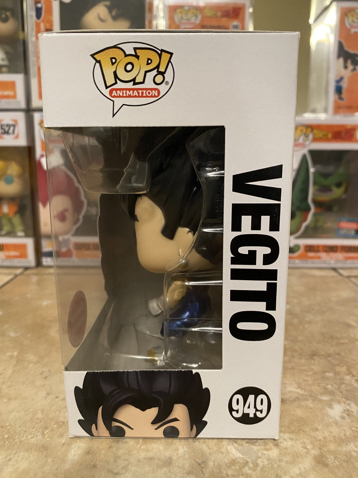 Funko Pop! Animation: Dragon Ball Z #949 Vegito Game Stop Exclusive w Protector